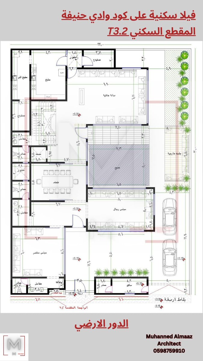 designerarchite's tweet photo. شرح مخطط فيلا سكنية على كود وادي حنيفة
المقطع السكنيT3.2
لطلبات التصميم تواصل واتساب
https://t.co/7ZFtW0t1Y0 https://t.co/g5Wbzhmfxr