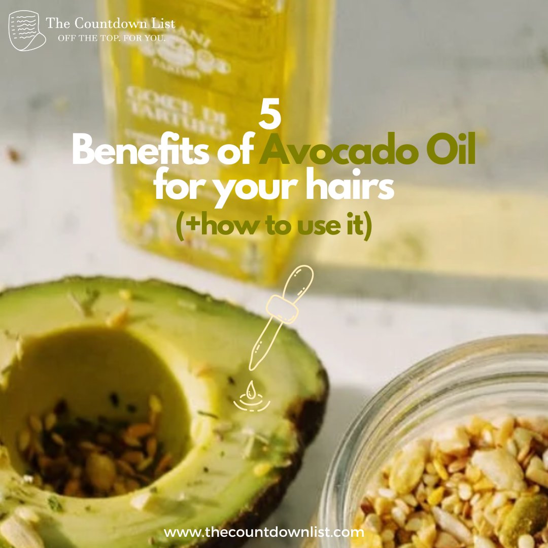 Countdown_List's tweet photo. Ready to give your hair a healthy makeover? Explore the 5 amazing avocado oil hair benefits and get creative with your hair care rituals!

https://t.co/zoXX5EeXs8

#avocadooil #homeremedies #haircare #haircaretips #haircareroutine #hairoils #blog #thecountdownlist https://t.co/O2HwxnKjmW