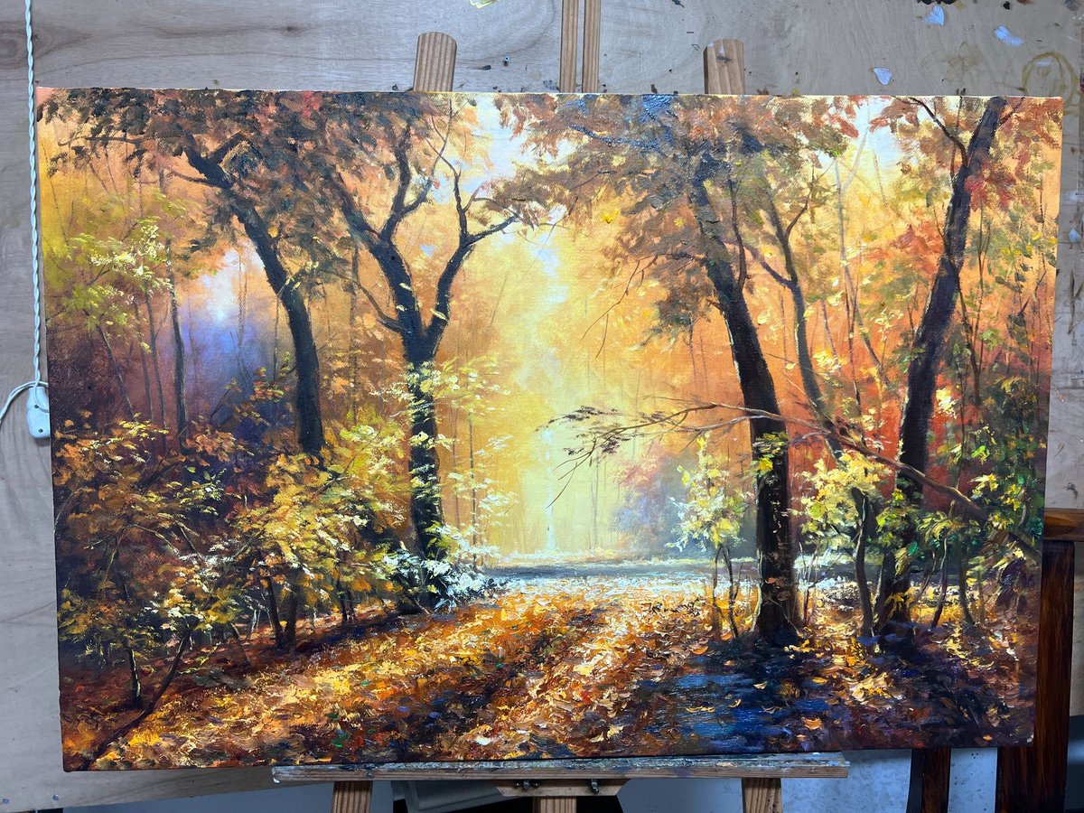 yamada_611's tweet photo. 絶望と希望の間の最良の架け橋は、良質な睡眠です 😊🎨

#油絵 #油絵風景 #手描き #森の絵 #木と葉 #絶望と希望の間の最良の架け橋は良質な睡眠です #アート #自然の美しさ #風景画 #アート作品 #自然の中で #美しい絵 #自然の風景 https://t.co/VITV5BibJu