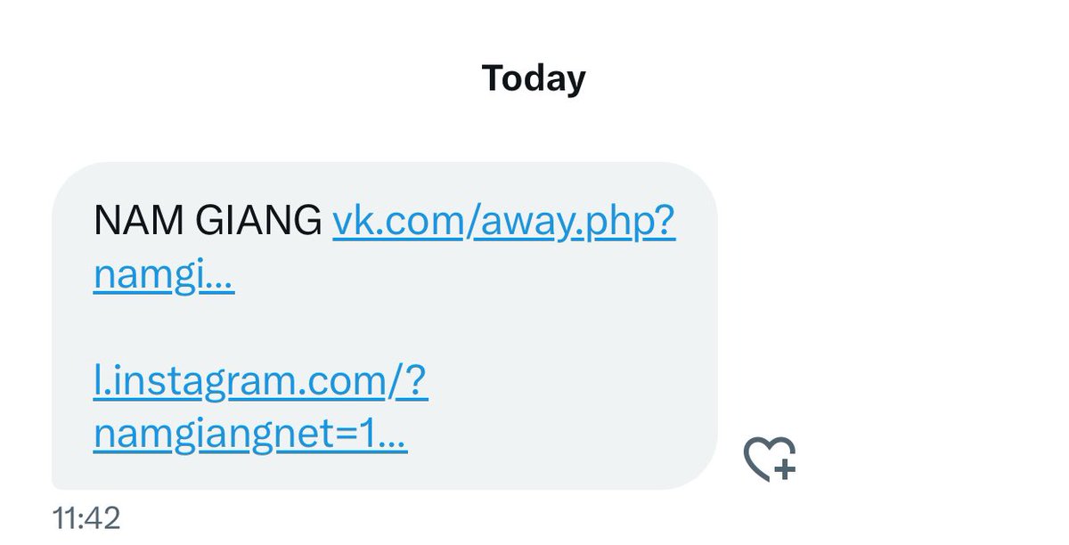 namgiangnet's tweet photo. Emergency warning ⚠️‼️⛔️
In X's message, the phenomenon of sending mass messages appears when clicking on the link inside the message. Images below👇

To keep your account safe, do not click or enter any of your personal information on that website. Go through the security settings to further protect your X account