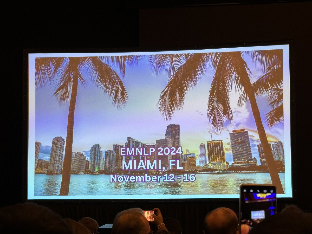 #EMNLP2024
Miami - bring the heat !