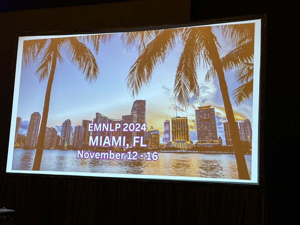 #EMNLP2024 is in Miami, Florida