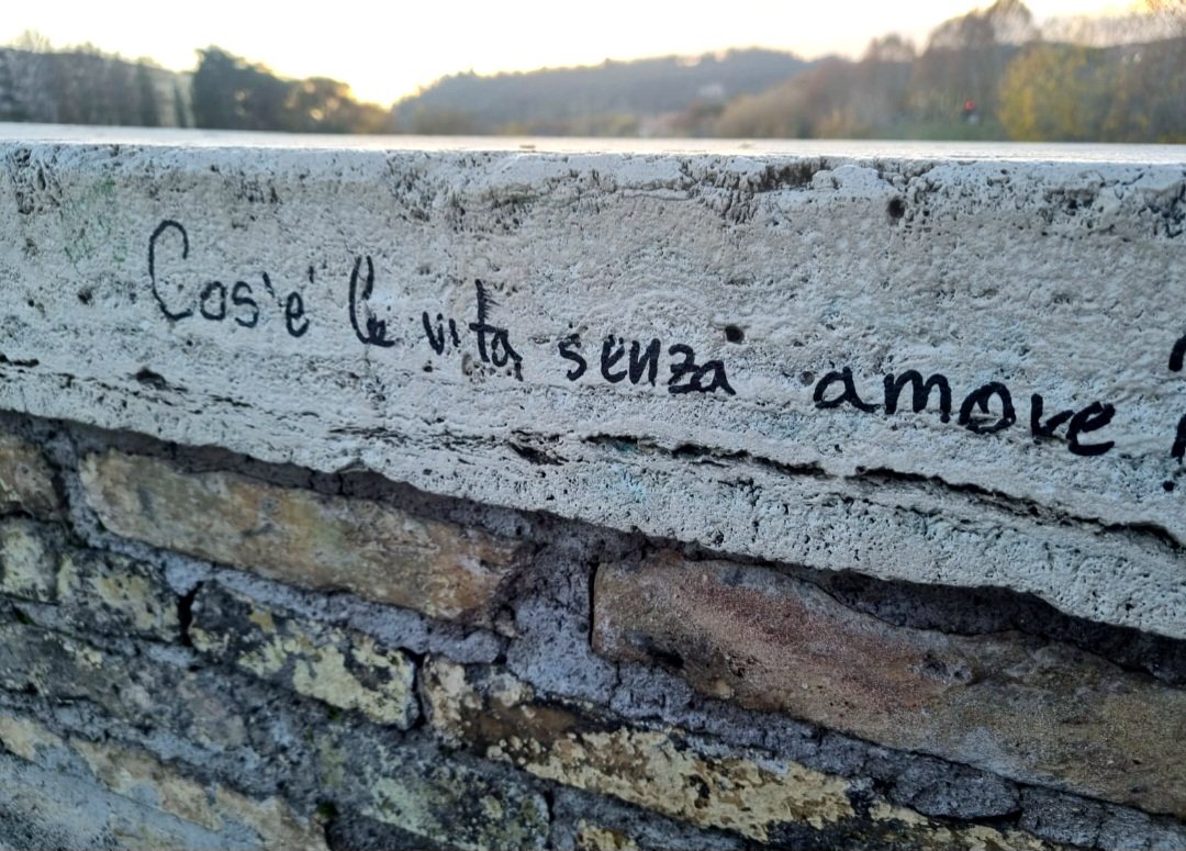 Cos'è la vita senza l'amore e senza il mio 
#BuongiornoATutti ???

#10dicembre #scrittesuimuri #Roma