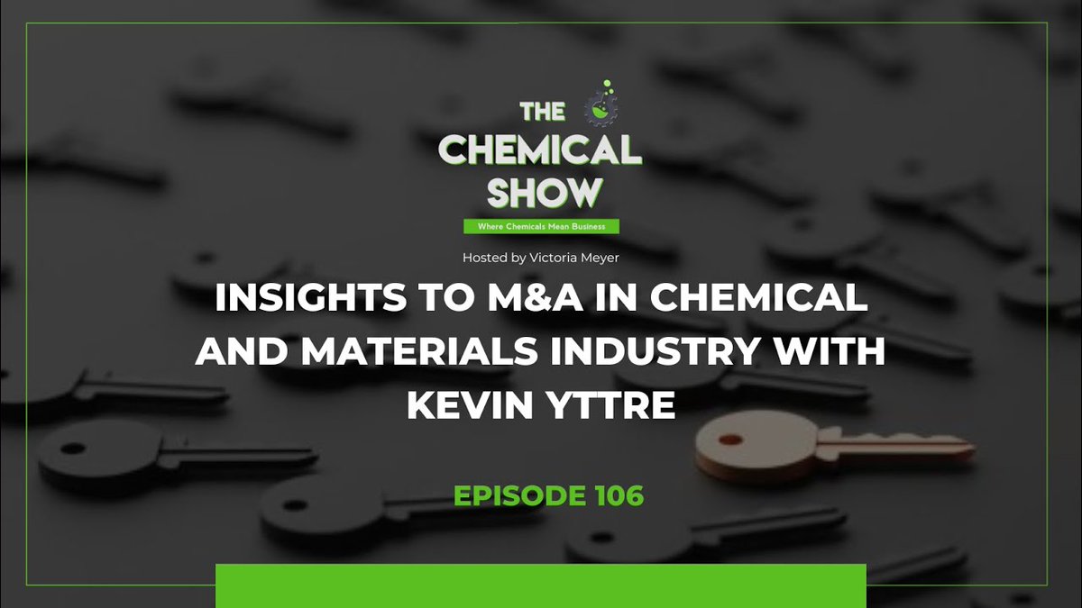 In @TheChemicalShow, @_GraceMatthews_' President Kevin Yttre discusses his M&A advisory role, focusing on valuation, legal terms, and ESG factors, predicting their ongoing influence in transactions.

Watch here: zurl.co/1Yam 

#ThisWeekInConsulting #ChemicalsIndustry