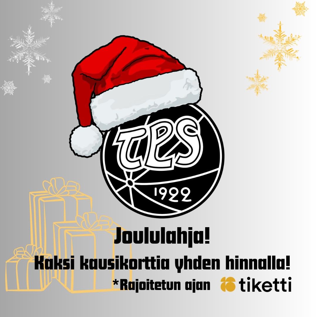 Vielä ehdit hyödyntää TPS Jalkapallon kausikorttien joululahjatarjouksen! Sunnuntain ajan saat kaksi aikuisten normaalihintaista kausikorttia (220 €/kpl) yhden hinnalla 🎁 

🎫 Tästä ostoksille: tiketti.fi/fc-tps-kausiko…

#FCTPS #Ykkösliiga #NaistenYkkönen #Turku #TKOMV
