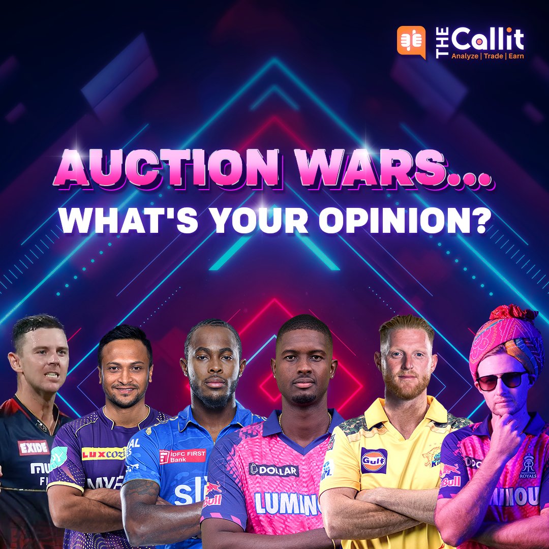 TheCallIt's tweet photo. Just a few more months for IPL and the anticipation has already begun...
The players released and retained..... make the most of it from the IPL auctions.
#thecallit #IPL2024 #iplauction2024 https://t.co/DNWlCr9un1