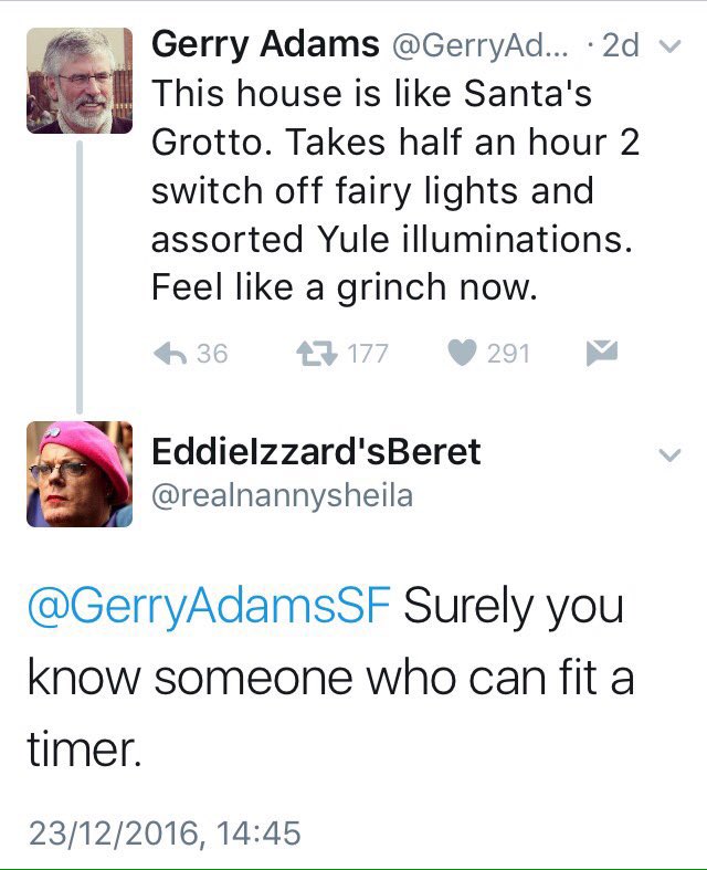 HarryEnfield6's tweet photo. Still the greatest ever Christmas related exchange on social media https://t.co/koGJKGBm3I