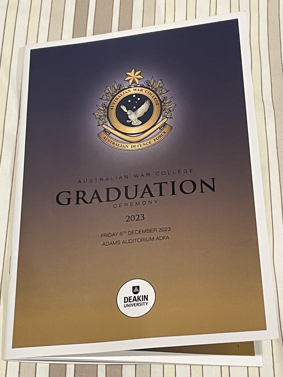 SEAC_ADF's tweet image. What a privilege to of attended the #YourADF Australian War College Graduation Ceremony last Friday. My congratulations to all graduates! Of note though, I would like to make special mention of the Senior Enlisted Leaders amongst the graduating class! #ForTheFutureWeLearn 🇦🇺✍️🎓