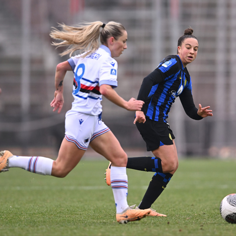 sampdoria's tweet photo. 👧🏼 | WOMEN

#Highlights #SerieAFemminile: #InterSamp 1-1

#SampdoriaWomen 🔵⚪🔴⚫⚪🔵