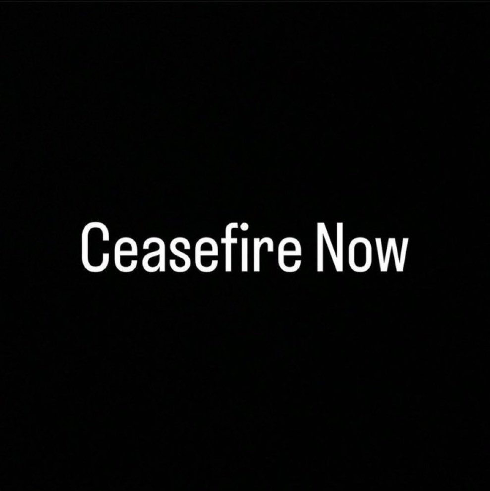 #CeasefireNOW