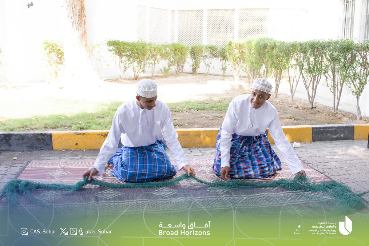 UTAS_Suhar's tweet photo. #جامعة_التقنية_والعلوم_التطبيقية ب #صحار تنظم معرض  "من عمان" للتعريف بالثقافة العمانية، واستعراض العديد من جوانب الحياة والتقاليد العمانية، والتعريف بالمهن التقليدية والجوانب الاجتماعية والثقافية التي تشكل الهوية الفريدة لسلطنة عمان. https://t.co/2fdHJCQKEQ