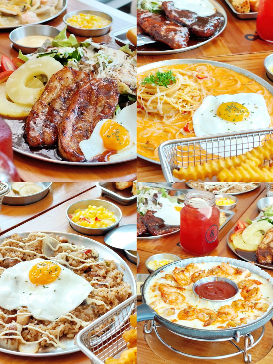 foxeryrose's tweet photo. ใครหาร้านอาหารเกาหลีฟิวชั่นอร่อยๆ แนะนำร้านนี้ Seoga &amp; cook อร่อยมากก โดยเฉพาะกุ้งชีสฟองดูว์บอกเลยว่าต้องสั่ง ชีสยืดกับกุ้งแก้วกรึบตัวใหญ่  😋แนะนำให้สั่งเซตฮันซัง เลือกจานหลักกับจานรองมากินคู่กันได้ ในราคาที่คุ้มกว่าสั่งแยก (ต่อ)✨ #seogaAndcook https://t.co/U3JmaWPGWz