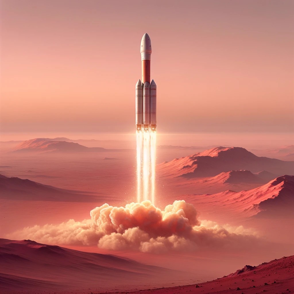@SpaceX @elonmusk @SpaceForceDoD @USSF_SSC Soon we home :)

#MARS #AeroHistory #aiart