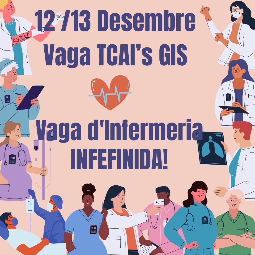 SalvemCAPSgr's tweet photo. 📣ATENCIÓ 📣
Les infermeres del nostre CAP van a la vaga indefinida a partir del dia 12. Respectaran els serveis mínims i demanen als usuaris comprensió, no es tracta només d'una lluita laboral, també és una reivindicació per la millora assistencial i la qualitat de l'atenció. https://t.co/r2urIKHrYO