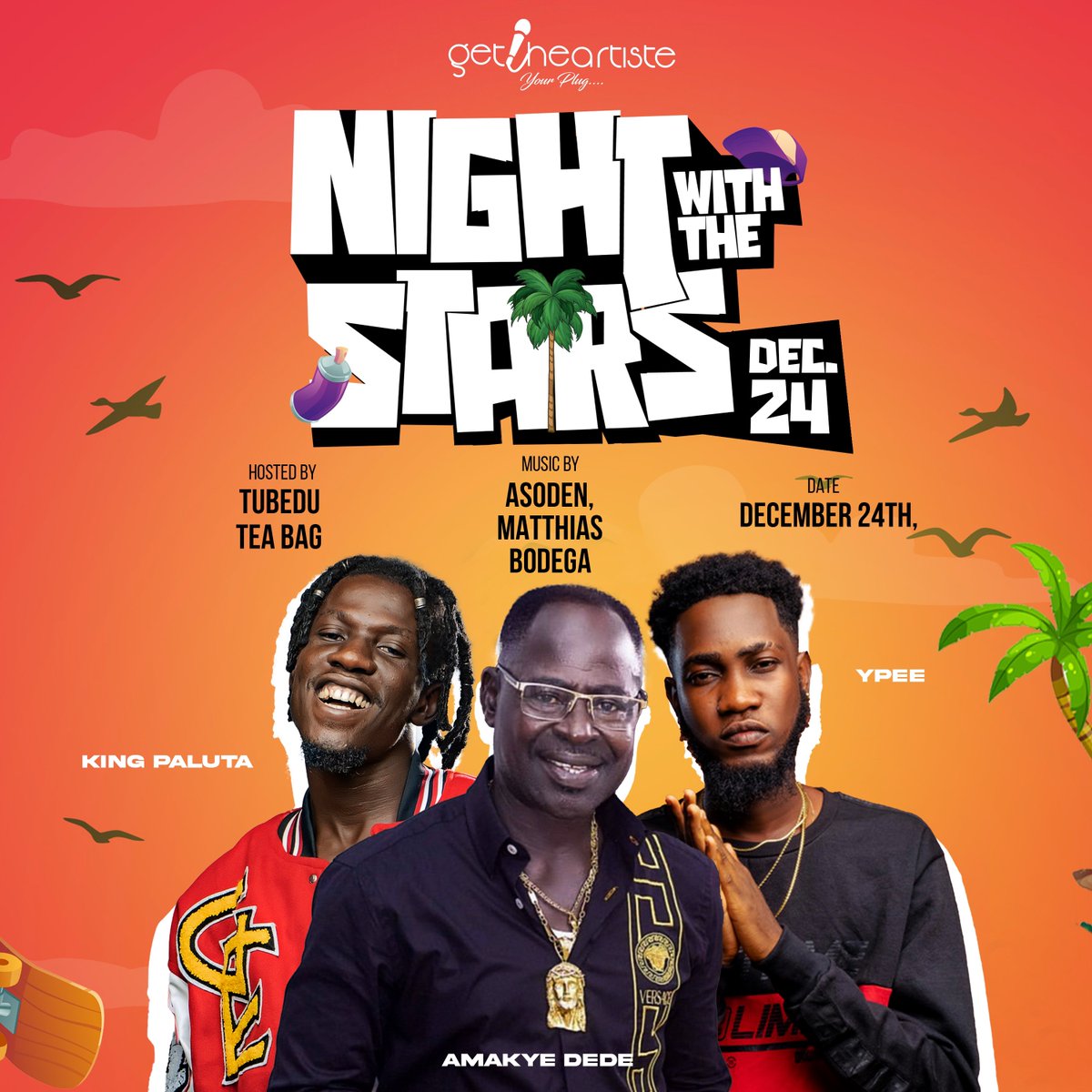 Gettheartiste's tweet photo. 📌See you on the 24th..
Booked through “Get The Artiste”

@kingpalutamusic @ypeegh https://t.co/NSaracU2hf