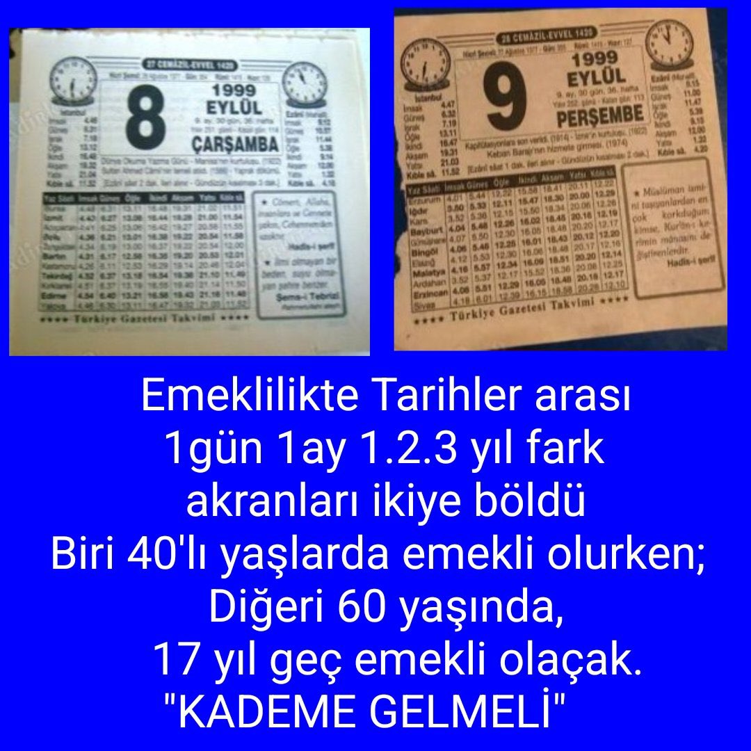 Bu Adaletsizliği ortadan kaldırabilirsiniz.
Nasıl mı ? 
👇👇👇👇

#TekÇözümKademe