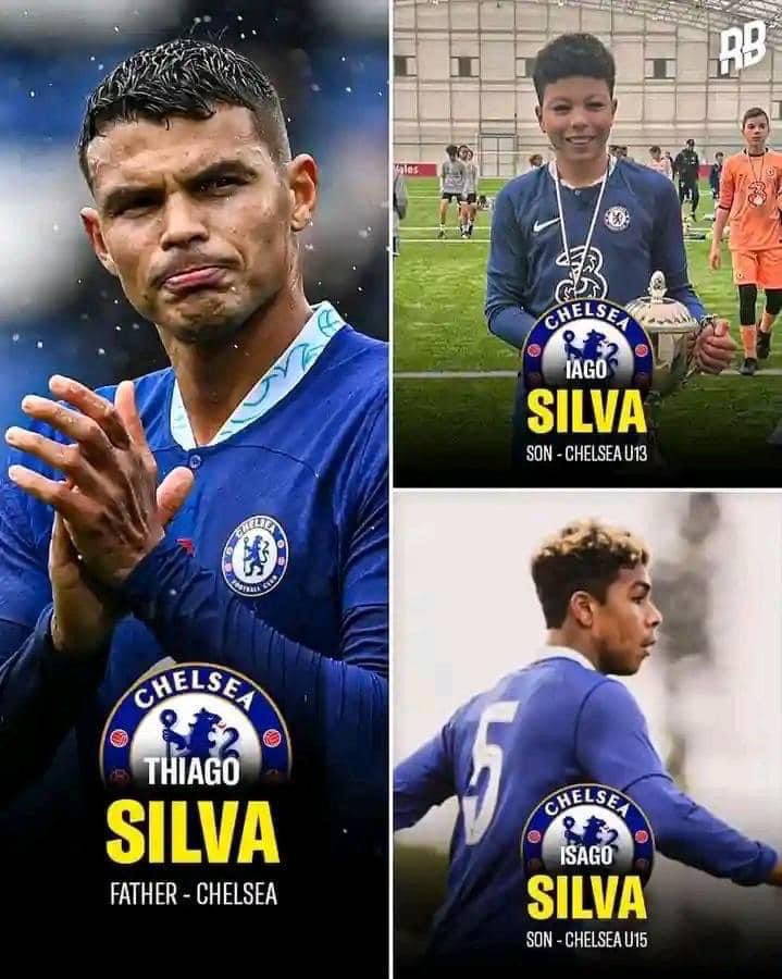 FrankKhalidUK's tweet photo. Thiago Silva family 💙 #OnceABlueAlwaysABlue https://t.co/nGWmqPZT3Q