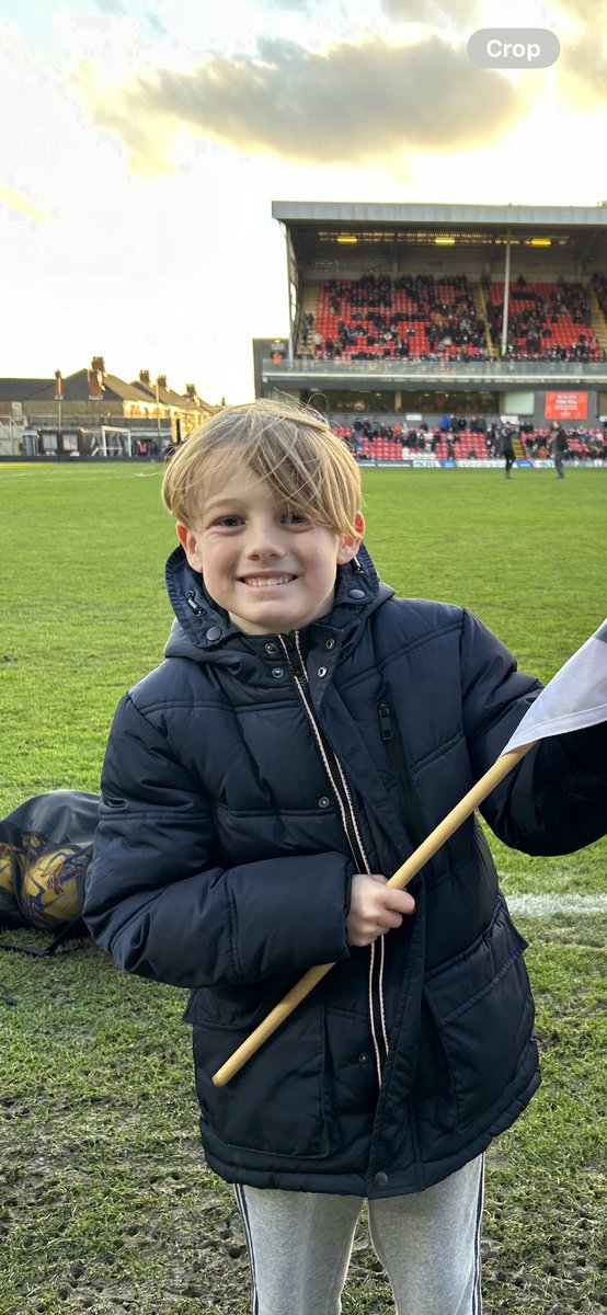 GtfcCo's tweet photo. GTFC V Crewe Alexandra 

A big thank you to our flag bearers today who did a fantastic job!

George
Emily
Mia
Henry
Freddie
Henry

If you’d like to be a flag bearer for the last home game of 2023 or know someone who would please email hayley@marinerstrust.co.uk https://t.co/CdarSUZknX
