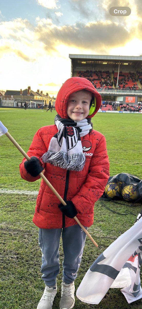 GtfcCo's tweet photo. GTFC V Crewe Alexandra 

A big thank you to our flag bearers today who did a fantastic job!

George
Emily
Mia
Henry
Freddie
Henry

If you’d like to be a flag bearer for the last home game of 2023 or know someone who would please email hayley@marinerstrust.co.uk https://t.co/CdarSUZknX