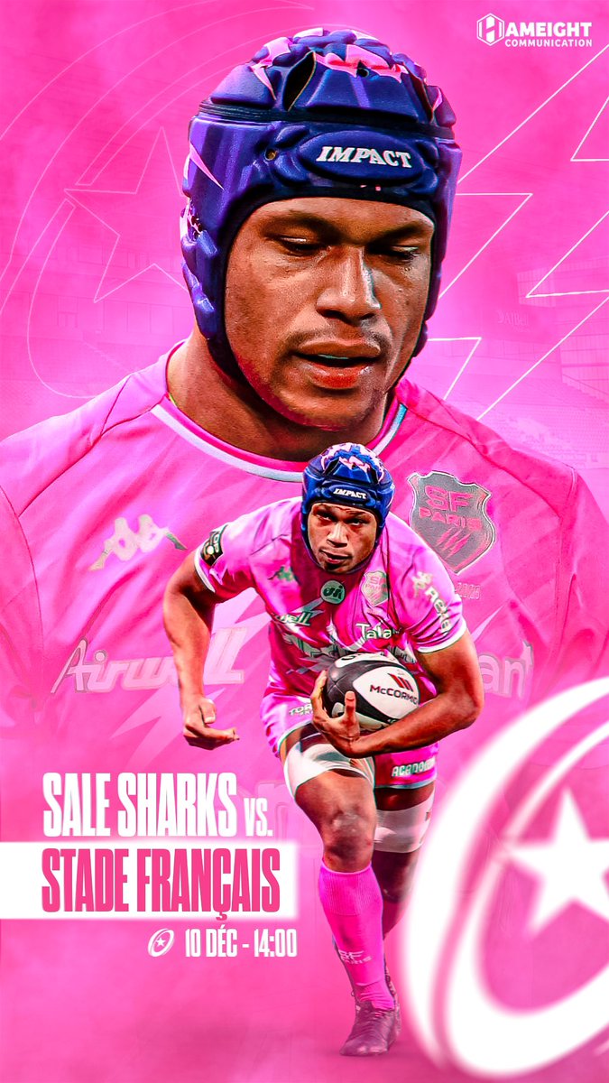 Pierre-Henri AZAGOH (@ph_azagoh) on Twitter photo ๐๐๐ ๐๐๐๐ฌ ๐ช๐บโก๏ธ
๐ Sale Sharks
๐ <a href="/ChampionsCup/">Investec Champions Cup</a>
โ๏ธ 14h00
๐ฅ <a href="/beinsports_FR/">beIN SPORTS</a>
โ๏ธ Salford Community Stadium ๐๐๐ ๐๐๐๐ฌ ๐ช๐บโก๏ธ
๐ Sale Sharks
๐ <a href="/ChampionsCup/">Investec Champions Cup</a>
โ๏ธ 14h00
๐ฅ <a href="/beinsports_FR/">beIN SPORTS</a>
โ๏ธ Salford Community Stadium