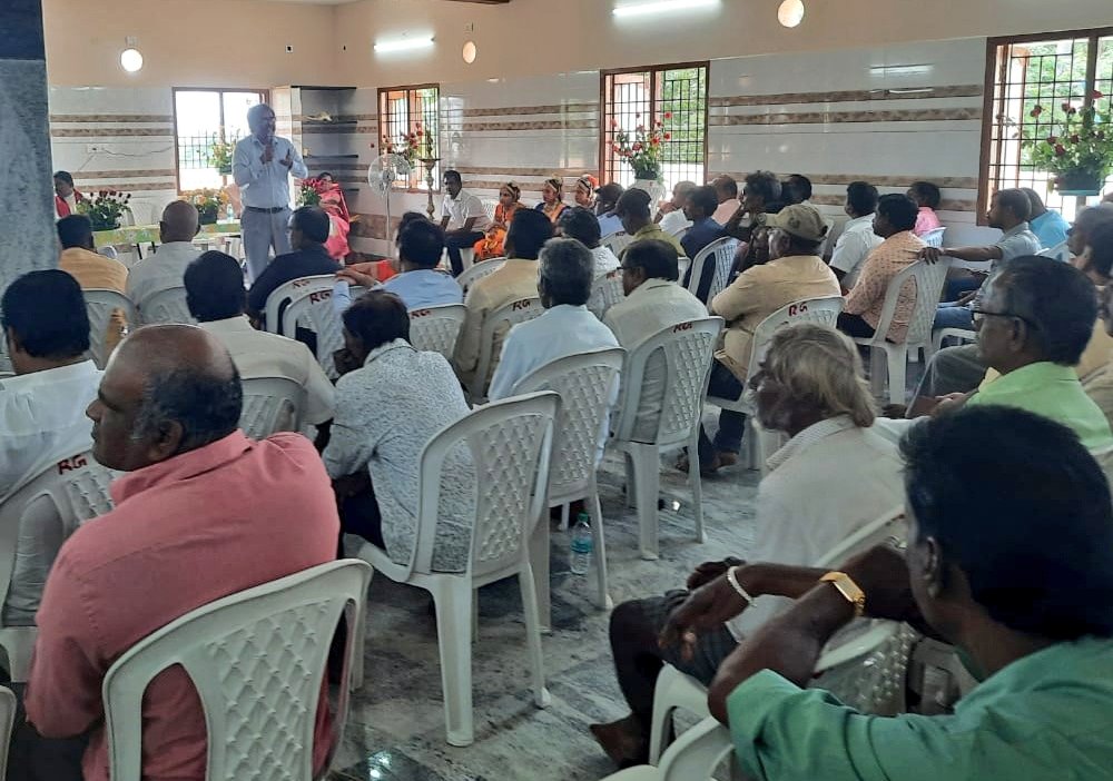 Was invited to be a chief guest for inauguration of a deaddiction centre by Paasam foundation in Ranipet Dt, TN. Rather than delivering a monologue, I tried having an interactive session. 
Discussed
*addiction is a disease 
*patients need care not judgement
*treatment works