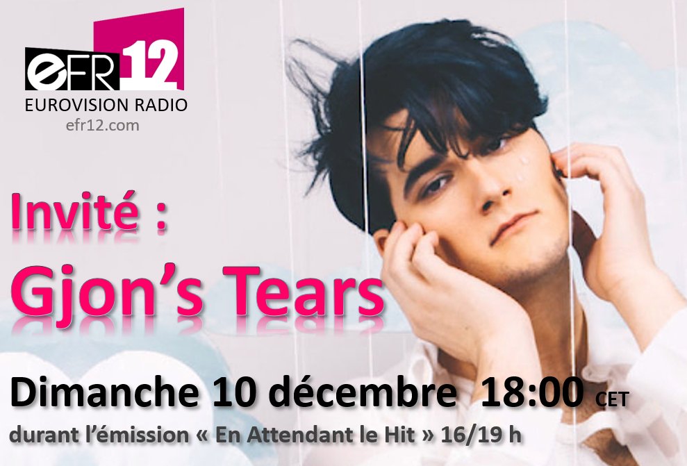 We have a special guest today! <a href="/gjonstearsoff/">Gjon's Tears</a> <a href="/GjonsTearsFans/">𝔾𝕛𝕠𝕟'𝕤 𝕋𝕖𝕒𝕣𝕤 𝔽𝕒𝕟𝕤</a> 🇨🇭 #TheGame #Eurovision  📻▶️efr12.com/radio/ <a href="/FredericEFR12/">Frederic EFR12 Radio</a>