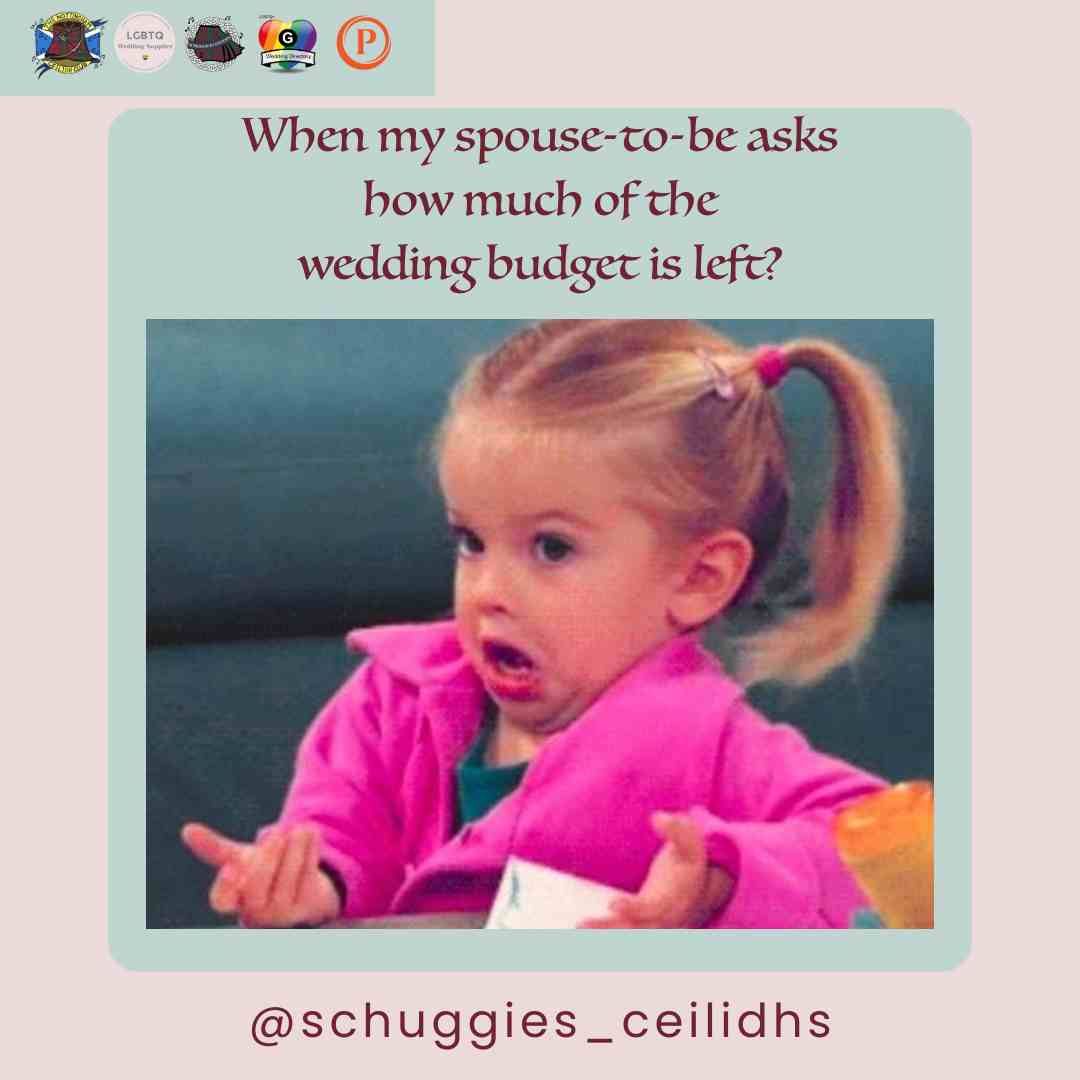 When your spouse-to-be asks, 'How much of the wedding budget is left?' 💰💑

#Weddingplanning #engagedcouple #weddingdayiscoming
#lgbtqwedding #lgbtqweddinginspo #lgbtqweddingsupplier
#lgbtqweddingvendor #lgbtqweddingvenue #lgbtwedding
#Weddingplanningtips #Weddingplanningtools