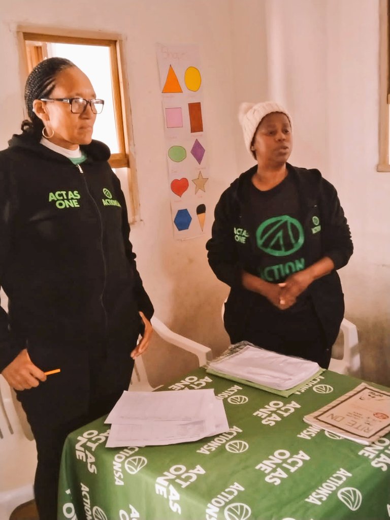 ActionsaECwf's tweet photo. ActionSA BCM- Ward 7 had a successful Launched under the Leadership of Nomhle and Nongoma the Provincial Campaign's Manager #letsfixEasternCape #WomeninAction @Action4SA @NongomaMti79739 https://t.co/y47ZZhjyvl