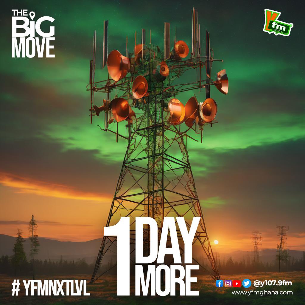 TheRealNaaDzama's tweet image. Just 0️⃣1️⃣ Day to go!! Sit tight.

#YFMNXTLVL
#TheBigMove
