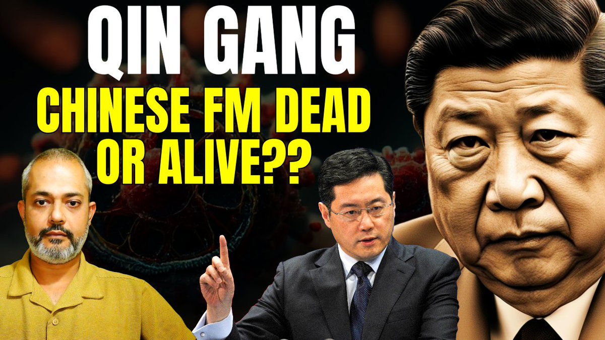 LIVE at 3:45 pm Did Xi Just do That to Qin Gang I Why is xi Jinping so Worried I Aadi youtube.com/watch?v=34pV70…. #china #ccp #XiJinPing #qingang #lishangfu #PLA #chinese #china #CCPChina