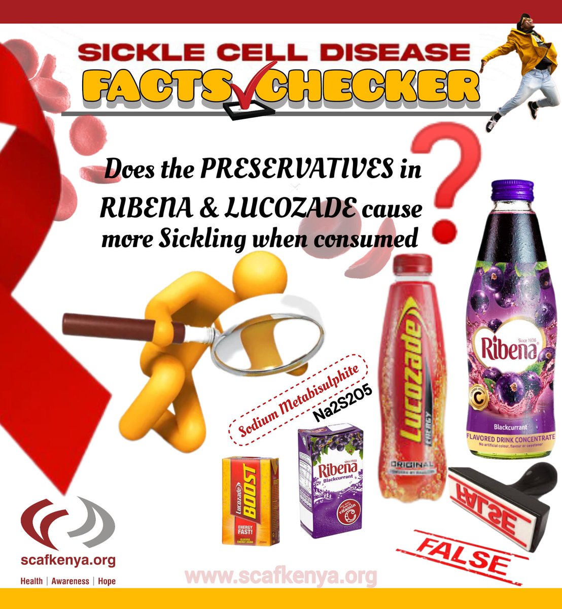 SCAFKenya's tweet image. Read more here: m.facebook.com/story.php?stor… #SickleCell #SickleCellAwareness #Ribena #Lucozade #SodiumMetabisulphite #SickleCellWarrior #SickleCellDisease #SickleCellAnemia #SickleCellAnaemia #Scafkenya #SCD #SCA #FactsChecker #SCDFactsChecker #Kenya