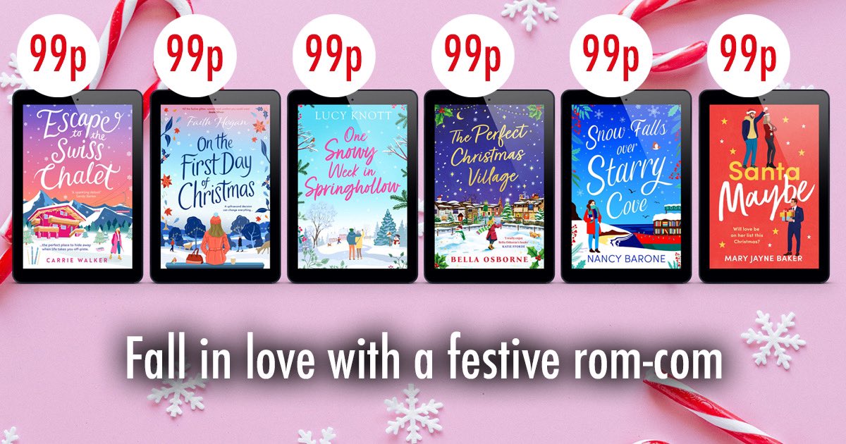 If you’re looking for something festive to read this weekend, my book Santa Maybe is just 99p for Kindle at the moment, and so are all these beauties! amzn.eu/d/fEgO2tY