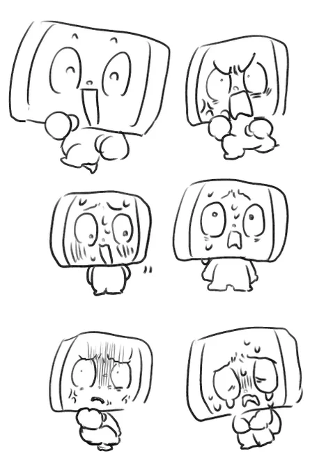 アクキー作ろうかなと思って描いてたんだけど自画像のアクキーいらんな?と思ってやめた 