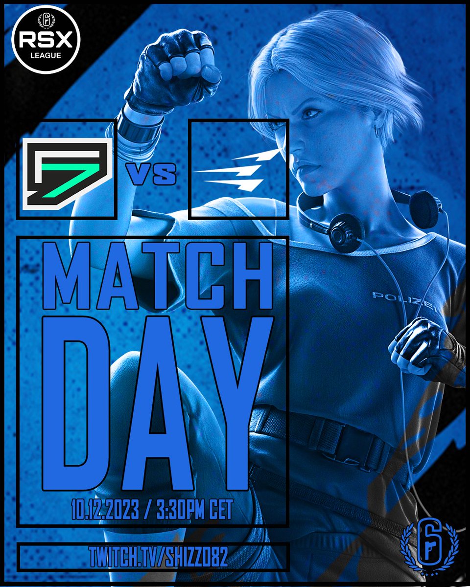 Shizzo82's tweet photo. 🔥FINALE 🔥
Heute ist es soweit... 

🎥https://t.co/CVLkYyIIEY
🎙️Duo Cast mit @Harriger_Harry 

🏆 RSX League
🎮 R6Siege

🔥Match: Grand Final - Minor League - BO5
▶️15:30Uhr #F7 vs @EntropyGaming 

#eSports #streamer #TwitchDE #caster #r6siegecaster #r6siege https://t.co/ABf8ua6ejz