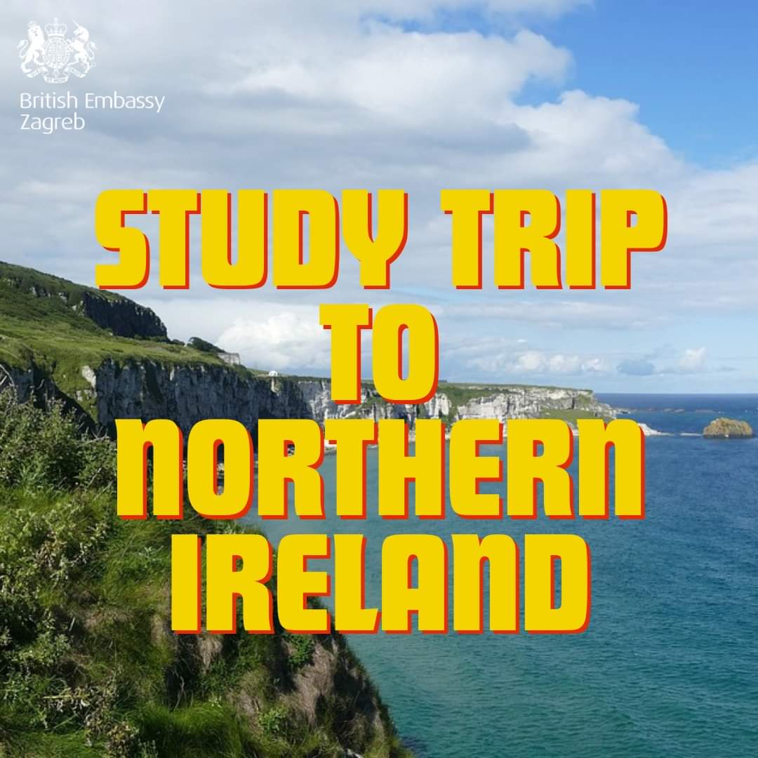 Thrilled to be selected as one of 8 educators for a study trip to Northern Ireland organized by the British Embassy in Croatia.