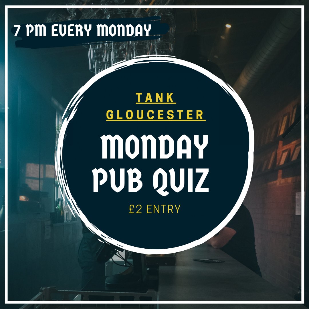 Monday Night Quiz

Join us tomorrow from 7 pm for our weekly quiz night.

There is prize money and the chance to win free drinks.