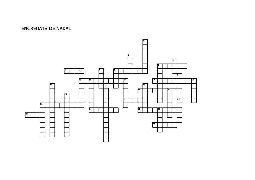 bustos_joan's tweet image. Recuperem un clàssic d&apos;aquestes dates: els mots encreuats de Nadal. Que vagi de gust! #comprensiólectora #ESO #Nadal