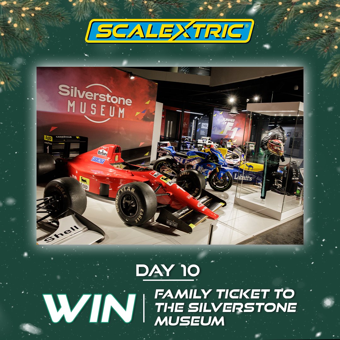 Scalextric (@scalextric) on Twitter photo 'Tis the season to WIN! Snag The Silverstone Museum family ticket for an unforgettable outing
All you have to do to enter is
1) Follow <a href="/Scalextric/">Scalextric</a> & <a href="/SilverstoneIM/">Silverstone Museum</a>
2) Reshare this post
See reply tweet for more info ๐ 'Tis the season to WIN! Snag The Silverstone Museum family ticket for an unforgettable outing
All you have to do to enter is
1) Follow <a href="/Scalextric/">Scalextric</a> & <a href="/SilverstoneIM/">Silverstone Museum</a>
2) Reshare this post
See reply tweet for more info ๐