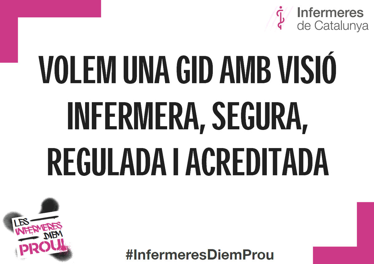 Infermeres de Catalunya (@catinfermeres) on Twitter photo Sr. <a href="/manelbalcells/">Manel Balcells</a>, les #infermeresdiemprou, volem:
9. Aturar la denominada Gestió Infermera de la Demanda (GID) fins que: Sr. <a href="/manelbalcells/">Manel Balcells</a>, les #infermeresdiemprou, volem:
9. Aturar la denominada Gestió Infermera de la Demanda (GID) fins que: