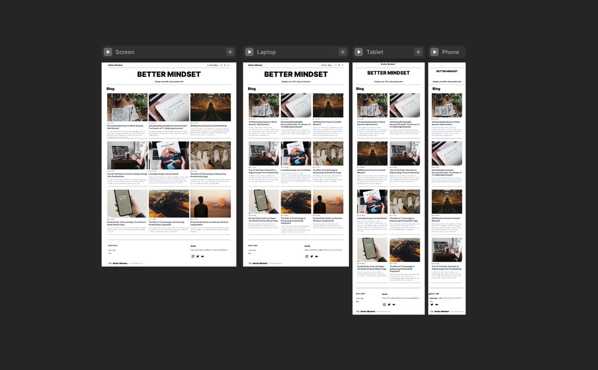 Finally, taking a step and designing my new blog page using with both <a href="/framer/">Framer</a> and <a href="/figma/">Figma</a>. Both services make it so easy to create your webpage. I am so excited to see where it goes!