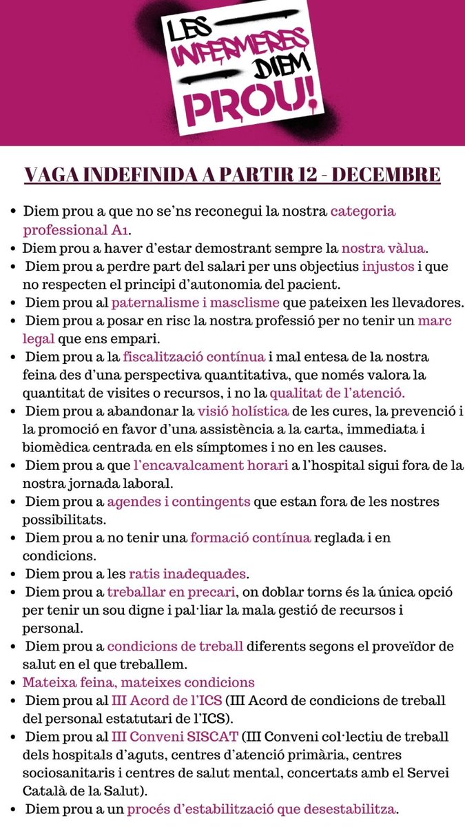 #InfermeresDiemprou