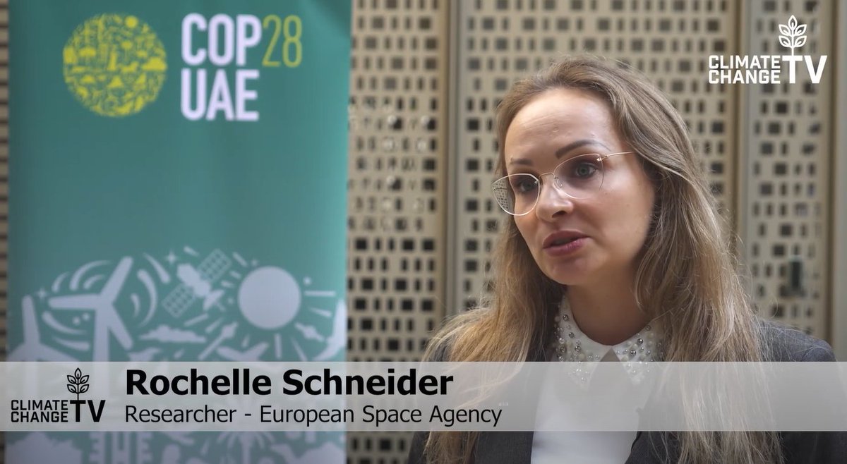 Rochelle Schneider (@dr_rschneider) on Twitter photo Satellite technologies provide empirical evidence to support our fight against #climatechange, informing adaptation strategies and directly contributing to public #health policies.
Check out my interview to <a href="/COP28_UAE/">COP28 UAE</a>: youtube.com/watch?v=7BDIZf…
<a href="/ESA_EO/">ESA Earth Observation</a>, <a href="/esaclimate/">ESA Climate Office</a>, <a href="/UN/">United Nations</a> Satellite technologies provide empirical evidence to support our fight against #climatechange, informing adaptation strategies and directly contributing to public #health policies.
Check out my interview to <a href="/COP28_UAE/">COP28 UAE</a>: youtube.com/watch?v=7BDIZf…
<a href="/ESA_EO/">ESA Earth Observation</a>, <a href="/esaclimate/">ESA Climate Office</a>, <a href="/UN/">United Nations</a>