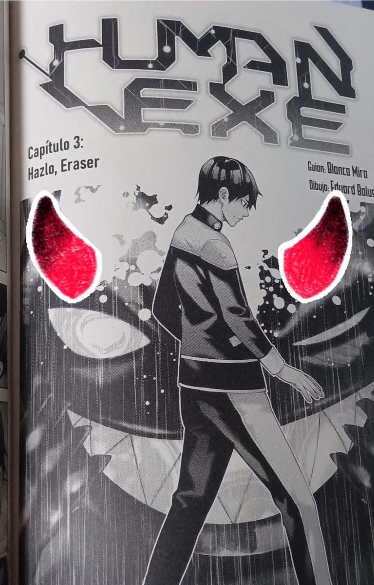 TranslationTim3's tweet photo. Sabes que la cosa se va a poner intensa cuando Seiji permite que Eraser le posea. ¿No sabéis de qué hablamos? Leed nuestra reseña de #HumanExe de @Shirayukihimeh y @EduardBalust en #PlanetaManga (@PlanetadComic)
https://t.co/6Wzl7AvoCz https://t.co/hb1XhZMdrf