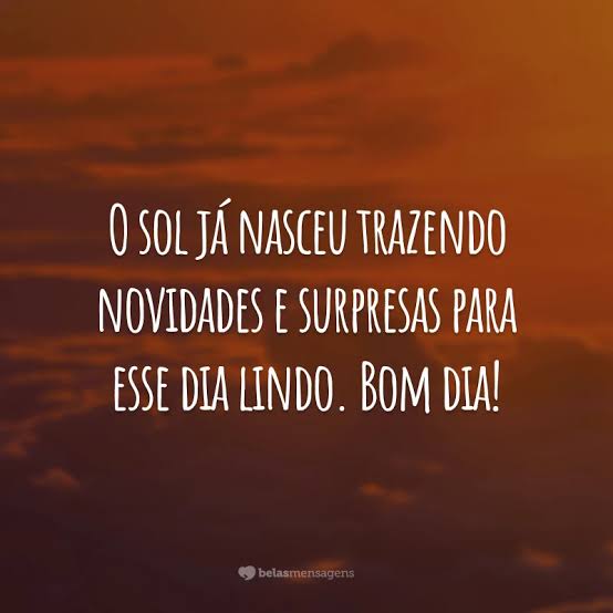 Que todos tenham um dia abençoado por Deus 🙏