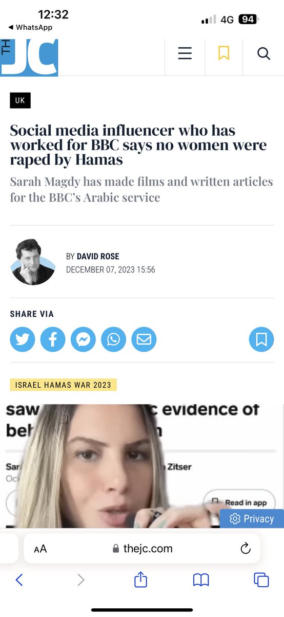 SARAHMMSAAD's tweet photo. لسه ماخدتش اي اجراء غير اني قمت بعمل فيديو وبوست لفصخ اكاذيب الصحيفة اليهودية اللي شهرت بي والصحفي اللي المفروض رئيس قسم التحقيقات عندهم اللي كتب على لساني كلام لم اقله، فلقيتهم جابوا ورا وعدلوا العنوان المغلوط . تفتكروا ده يدل على ايه؟ ولسه وراهم https://t.co/2JxomLszyI