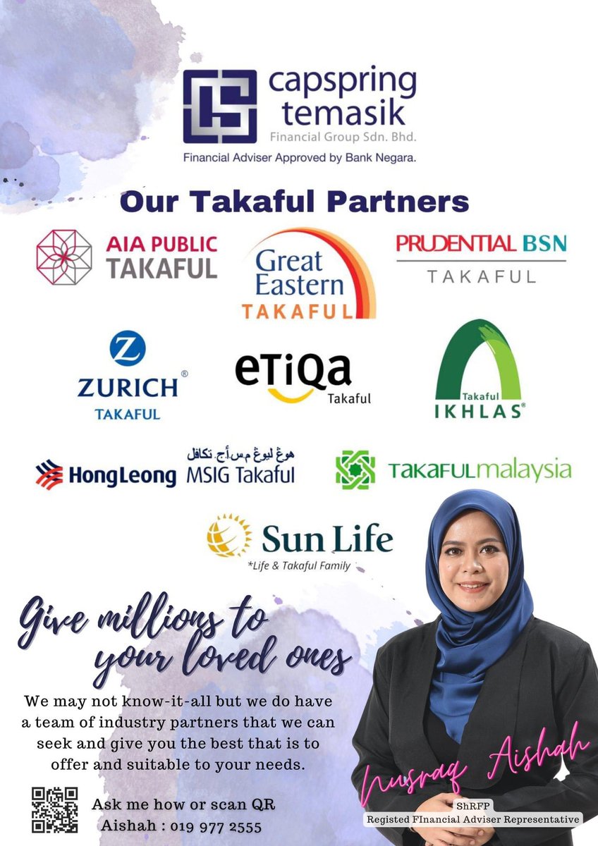 Nusraqaishah's tweet photo. @DrBeniRusani With no bias.. semua takaful boleh bagi saya compare kan terbaik. Direct code. Sebenarnya pool doctor tak lengkap. https://t.co/TIAFe5Gacz