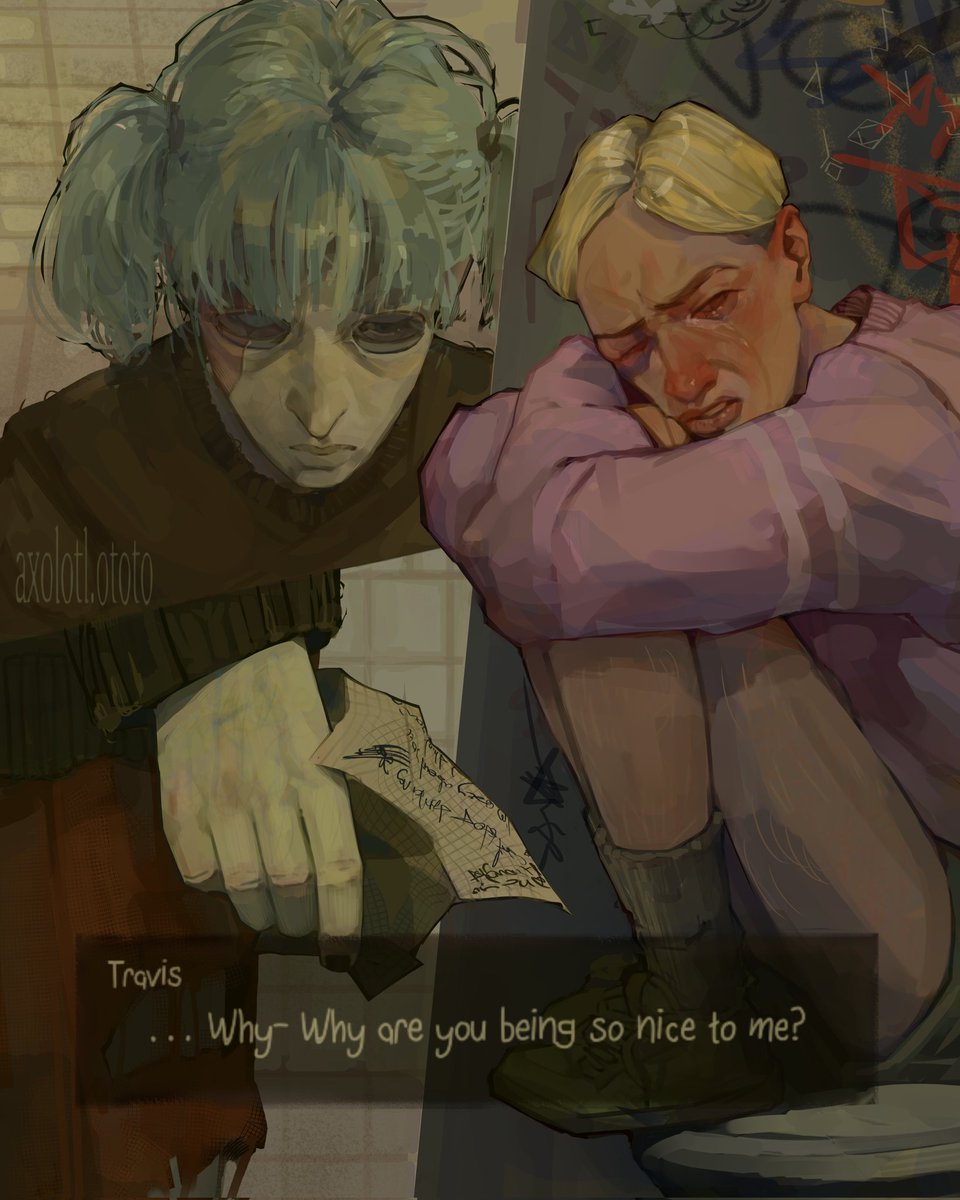I don't think you're a bad person, Travis.
#SallyFace