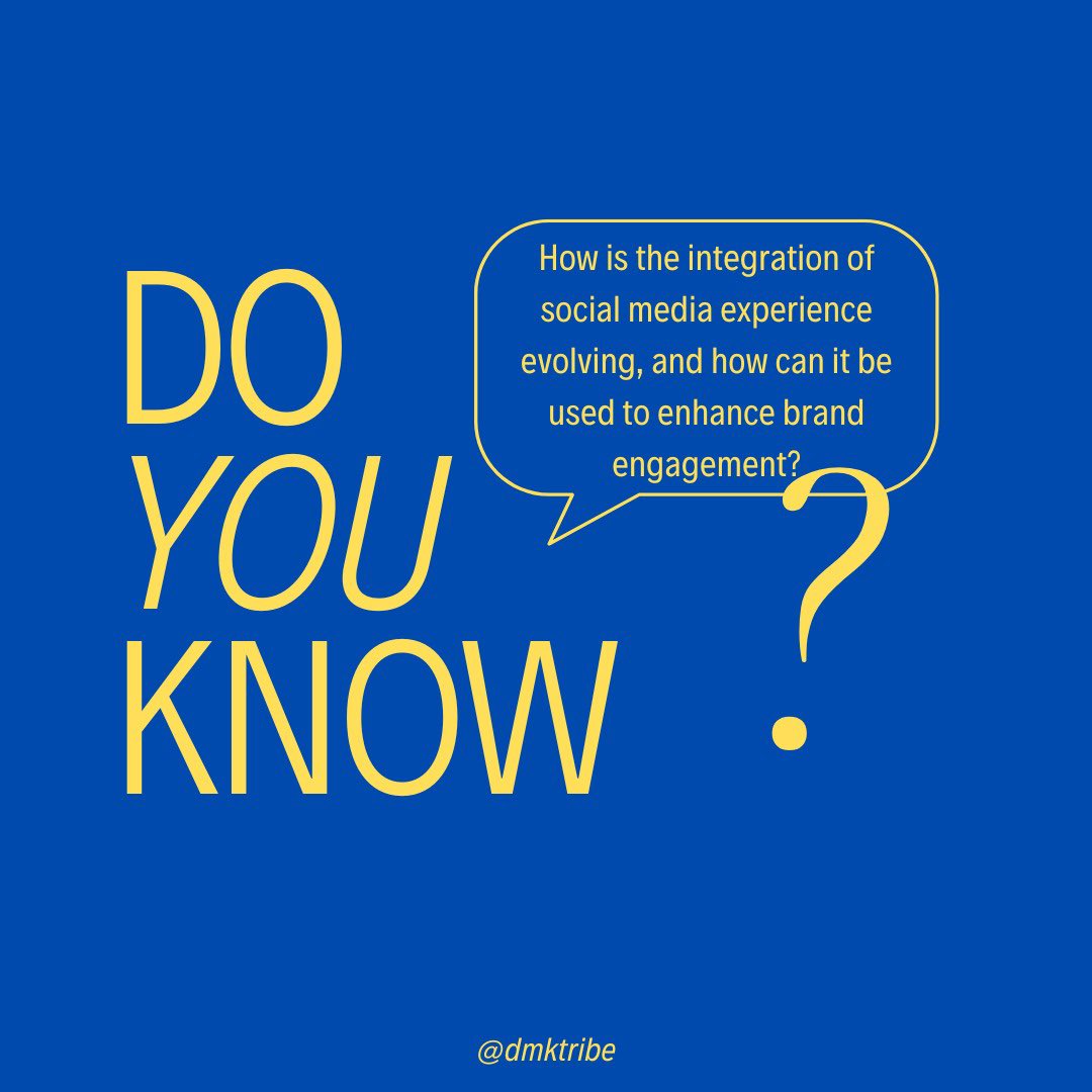 🔹Interaction with customers
🔹Creation of relevant and compelling content
🔹Targeting specific audiences.
🔹Maintaining a consistent brand personality

💡Share your insights! 💬 Drop your comments
.
#dmktribe #comunidadmarketing #digitalmarketing #marketingcommunity #mastermind