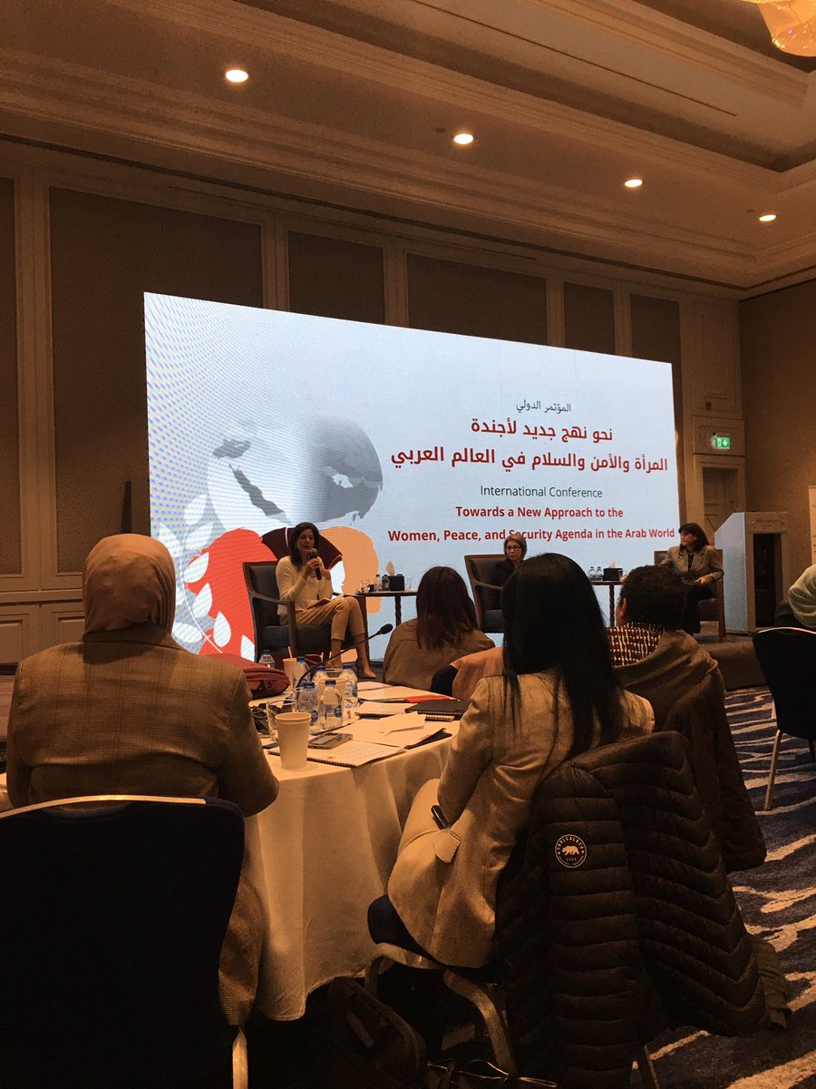 د. يارا شعبان: علينا العمل بشكل جديّ على مفهوم السلم المجتمعي، وذلك بالنظر المتكامل لجميع مكونات المجتمع، لنعمل معاً لتحقيق نتائج مطلوبة حتى إن كانت على المدى البعيد

<a href="/yarashaban/">Yara Shaban</a> <a href="/unwomenjordan/">UN Women Jordan</a> <a href="/WANAInstitute/">WANA Institute</a> 

#خطة_العمل_الوطنية #قرار1325