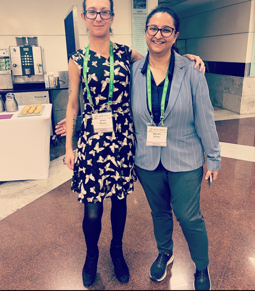 Silvia Masiero (@silviahedley) on Twitter photo The official picture! So glad to finally meet you in person <a href="/AyushiTandon/">Dr. Ayushi Tandon</a>! #ICIS2023 The official picture! So glad to finally meet you in person <a href="/AyushiTandon/">Dr. Ayushi Tandon</a>! #ICIS2023